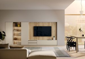 tv en sala moderna