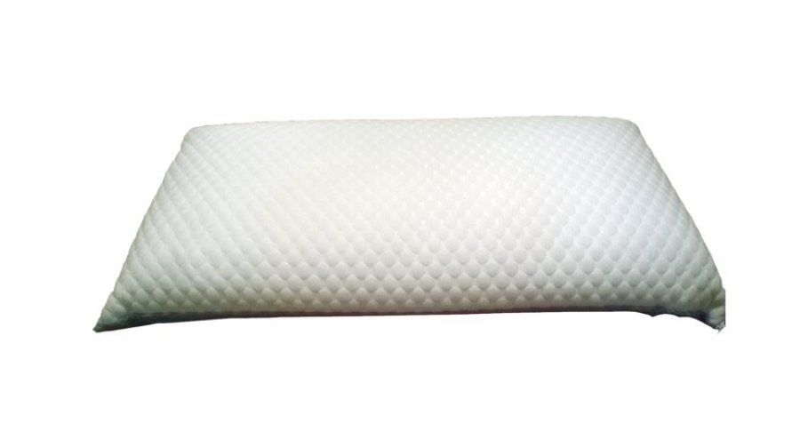 almohada de visco carbono blanca