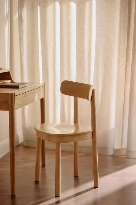 Silla de comedor en madera Taleri
